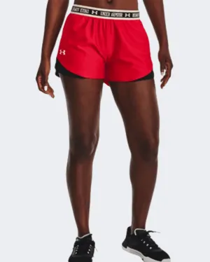 Under Armour Play Up 3.0 Women Training Short Red/White