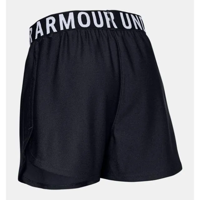 Under Armour Play Up Solid Girls Training Short Black/White