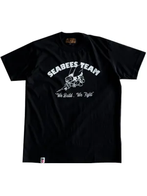 US Comp4ny Seabees Team Tees Black