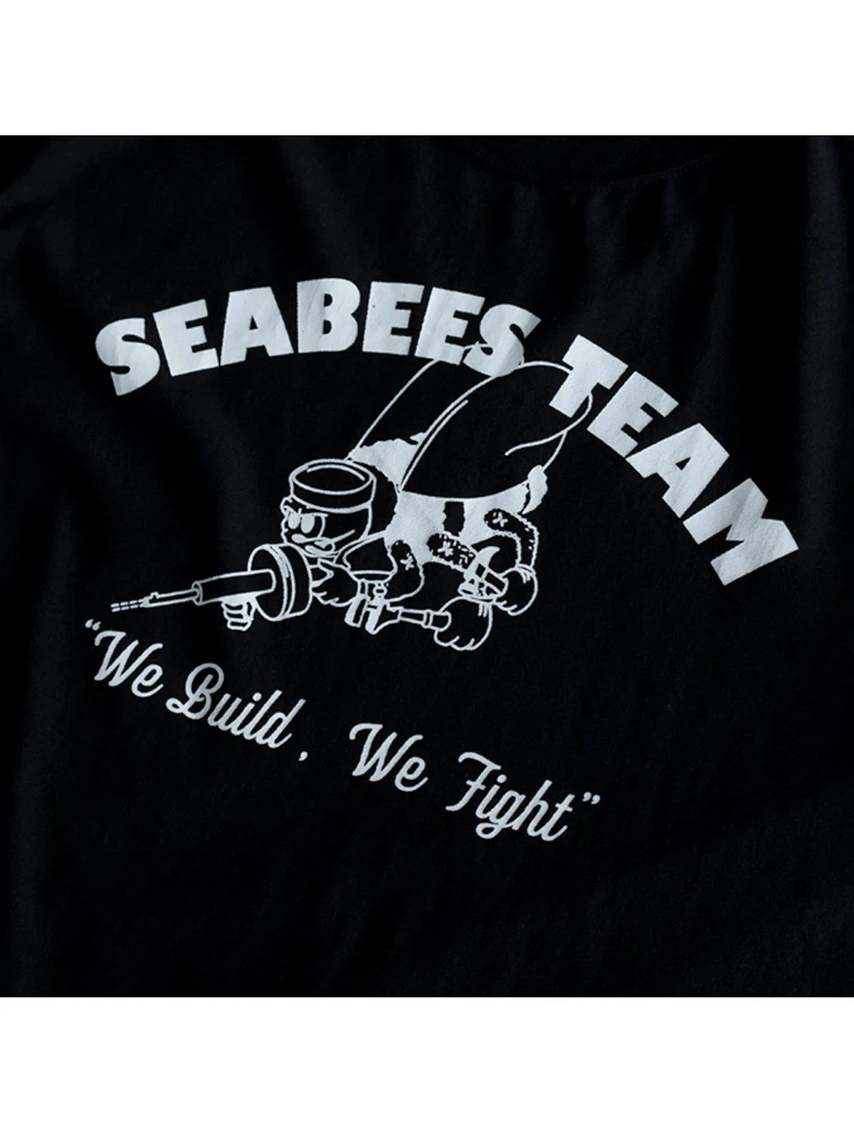 US Comp4ny Seabees Team Tees Black