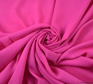 Viscose Crêpe Fabric - Cerise