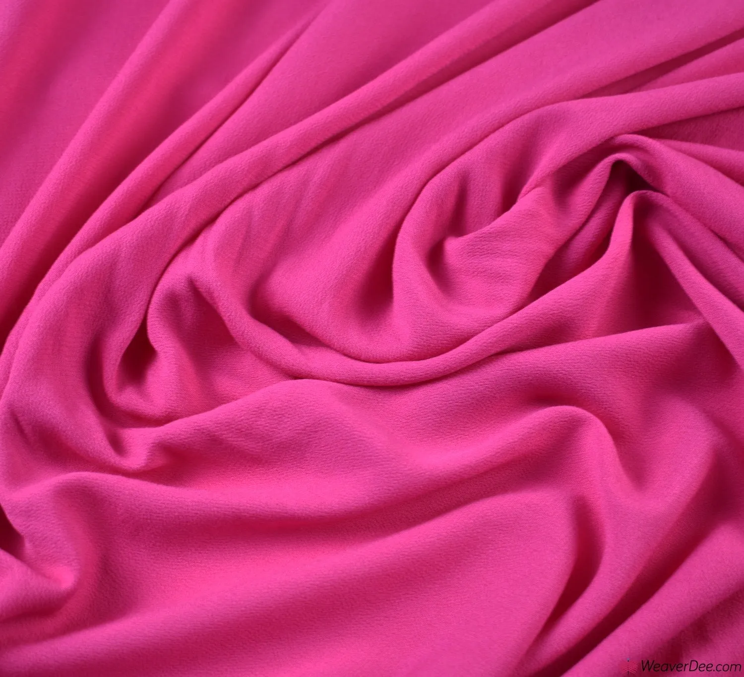 Viscose Crêpe Fabric - Cerise