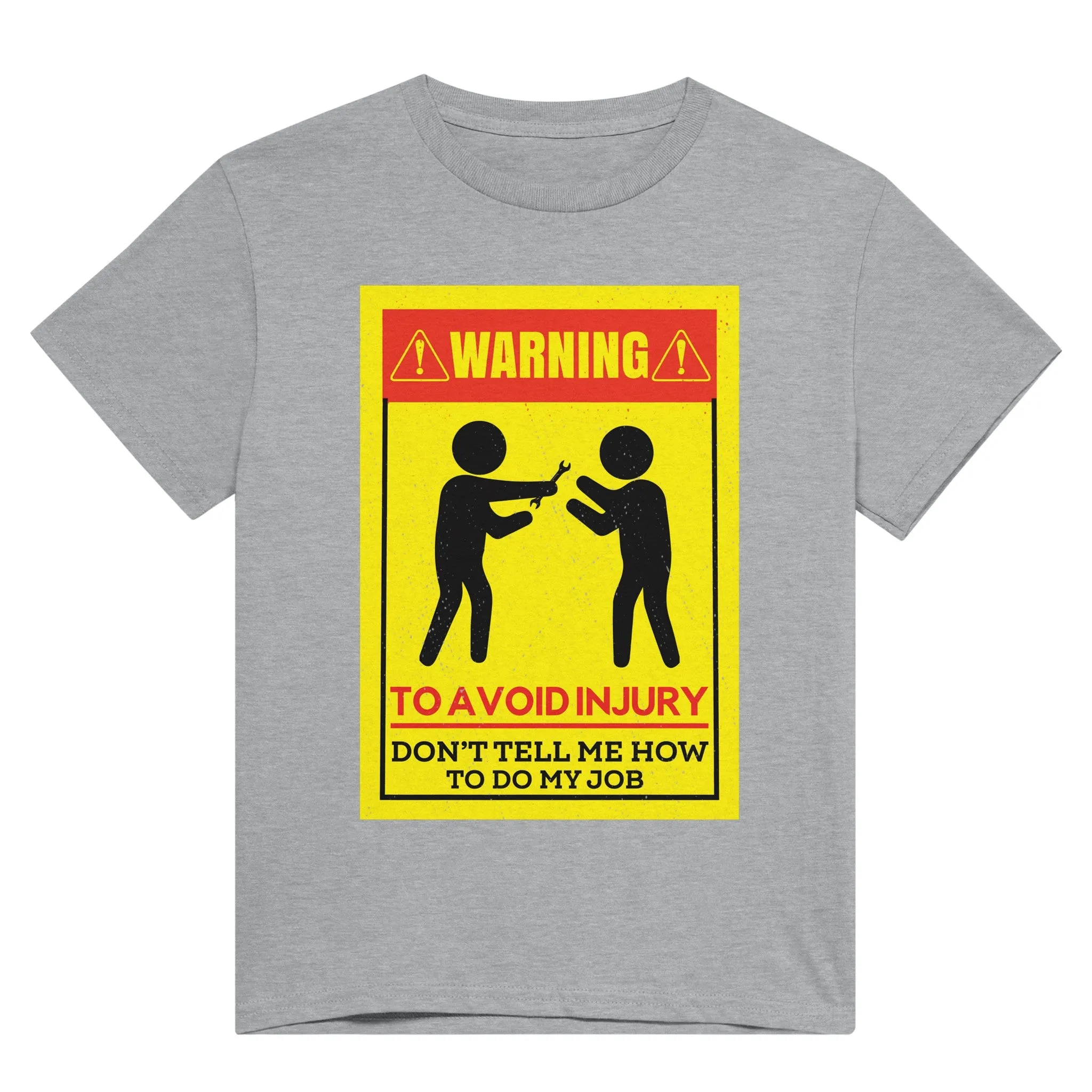 Warning - To Avoid Injury - Heavyweight Unisex Crewneck T-shirt