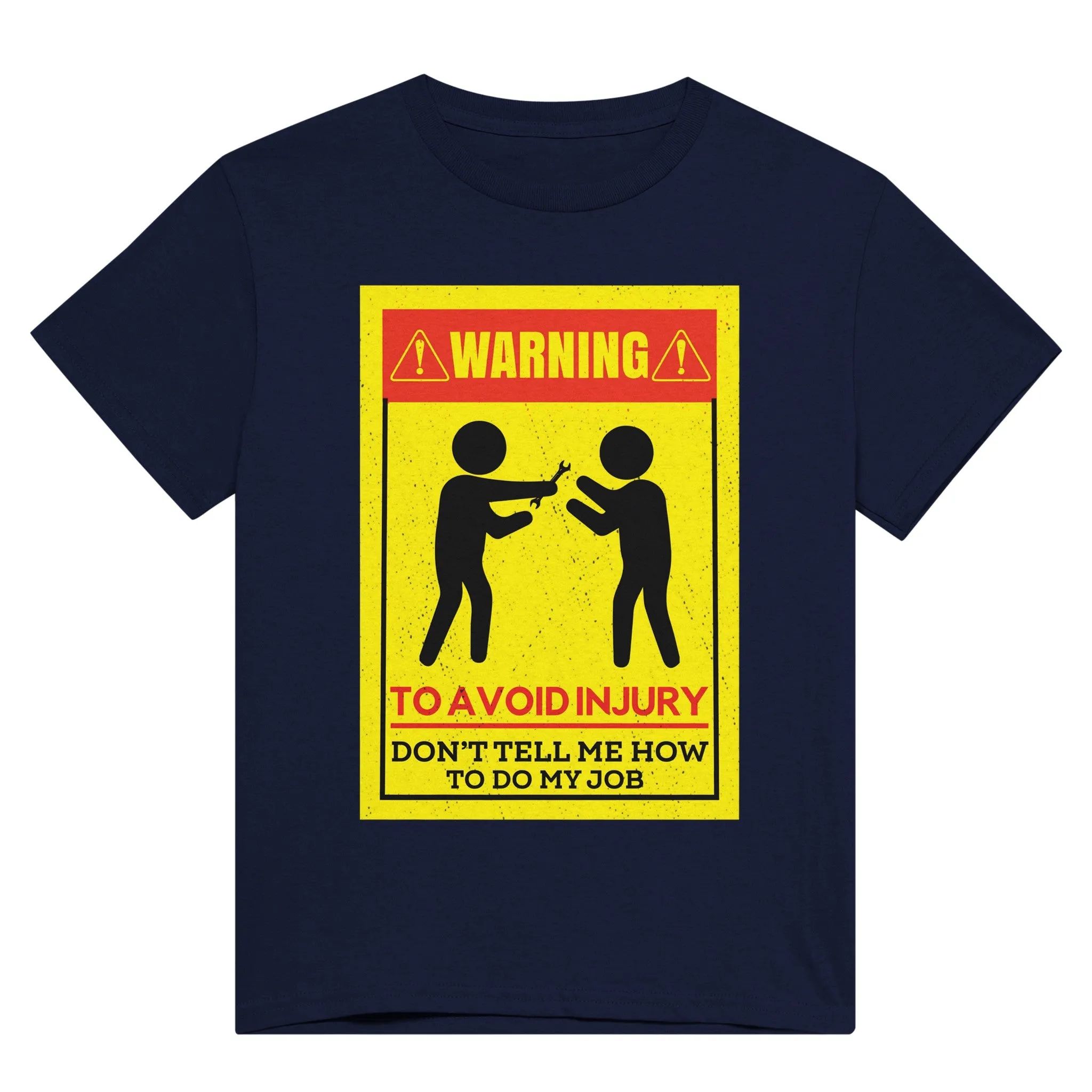 Warning - To Avoid Injury - Heavyweight Unisex Crewneck T-shirt