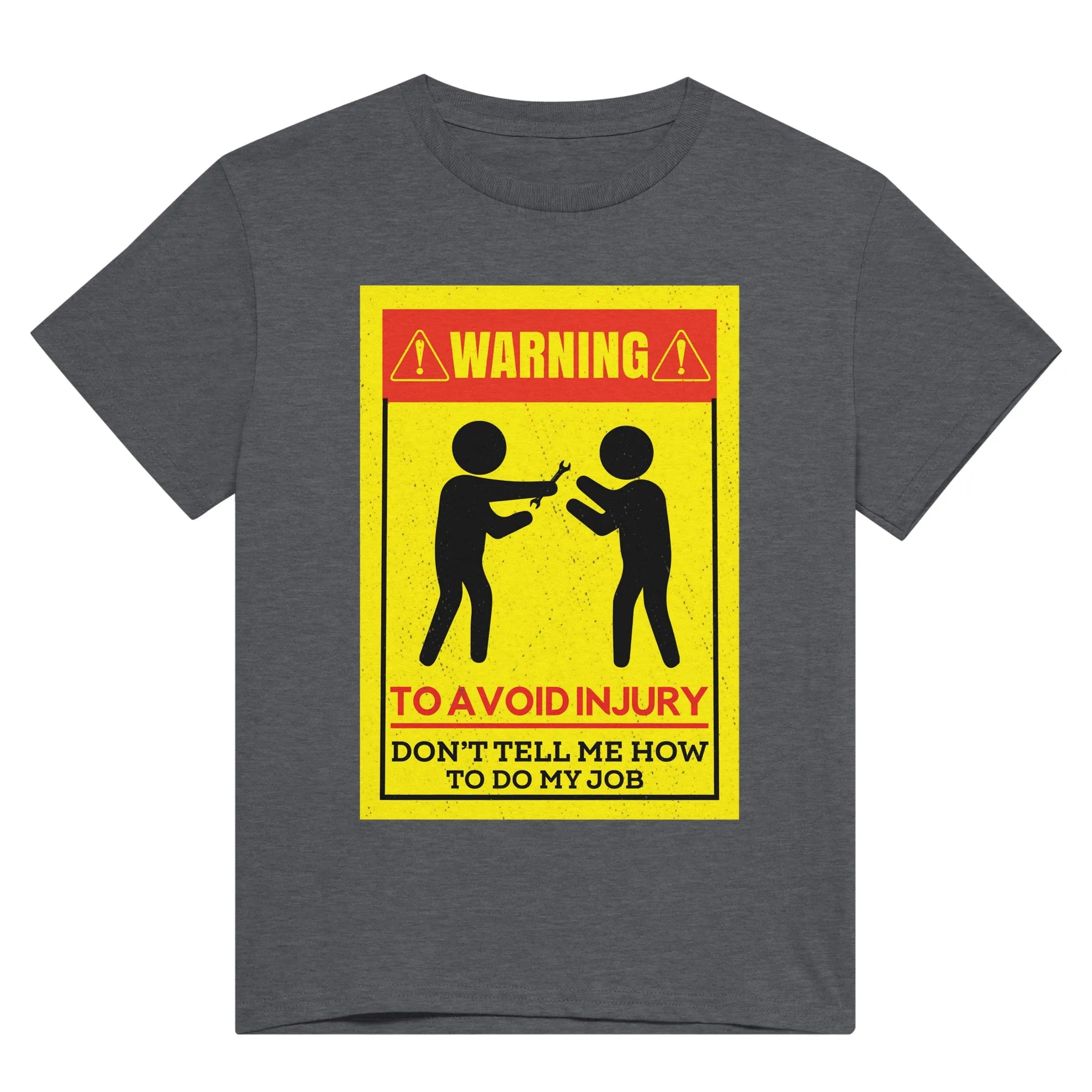Warning - To Avoid Injury - Heavyweight Unisex Crewneck T-shirt