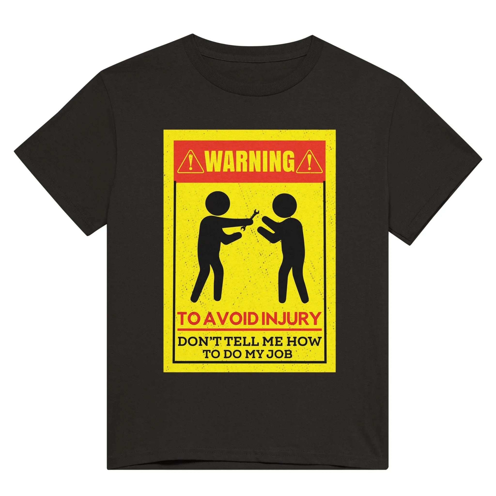 Warning - To Avoid Injury - Heavyweight Unisex Crewneck T-shirt