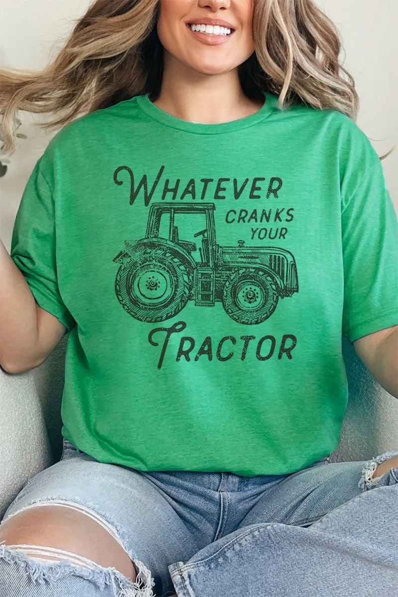 Whatever Cranks Your Tractor Softstyle Adult T-Shirt