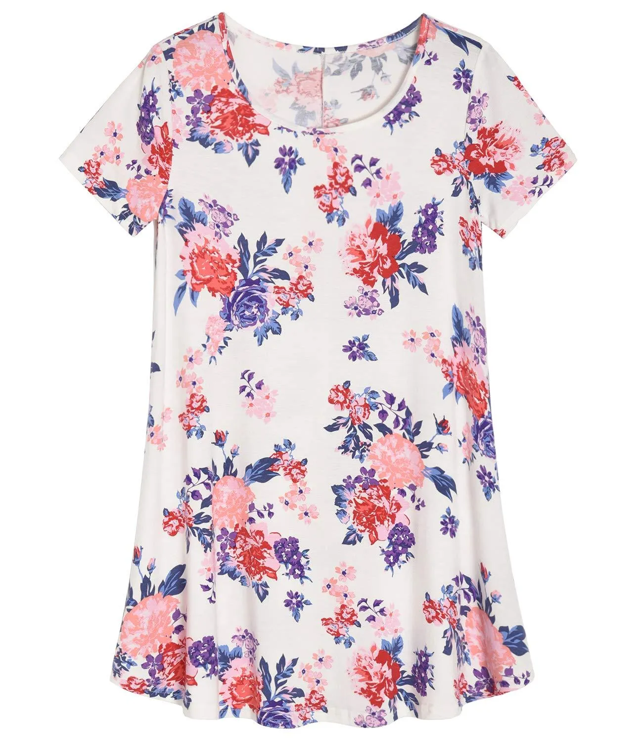 Women's Tunic Shirt Swing Tunic Top