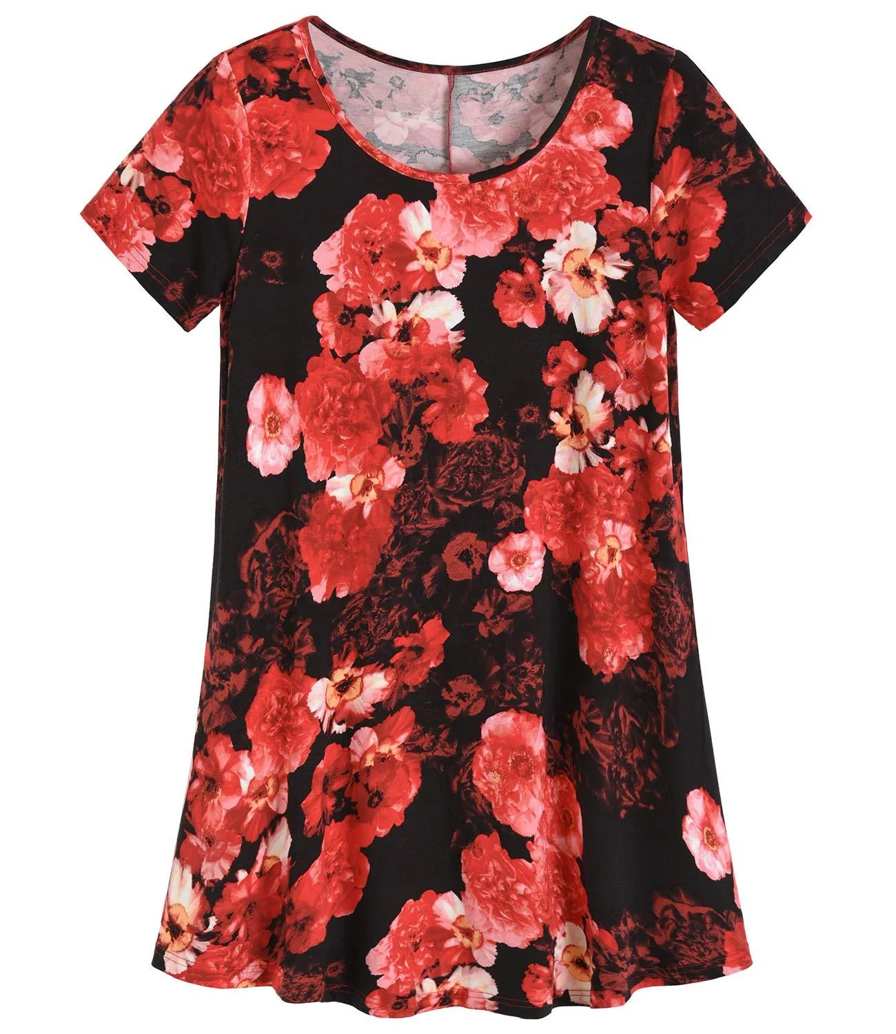 Women's Tunic Shirt Swing Tunic Top